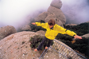 Balancerende klimmer Montserrat (Foto: Ben Winston)