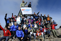 Alle deelnemers Atlas Challenge bereiken top van Toubkal