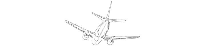 vliegtuig illustratie
