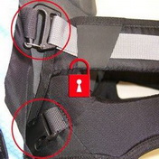 Afneembare AdaptiveFit heupband